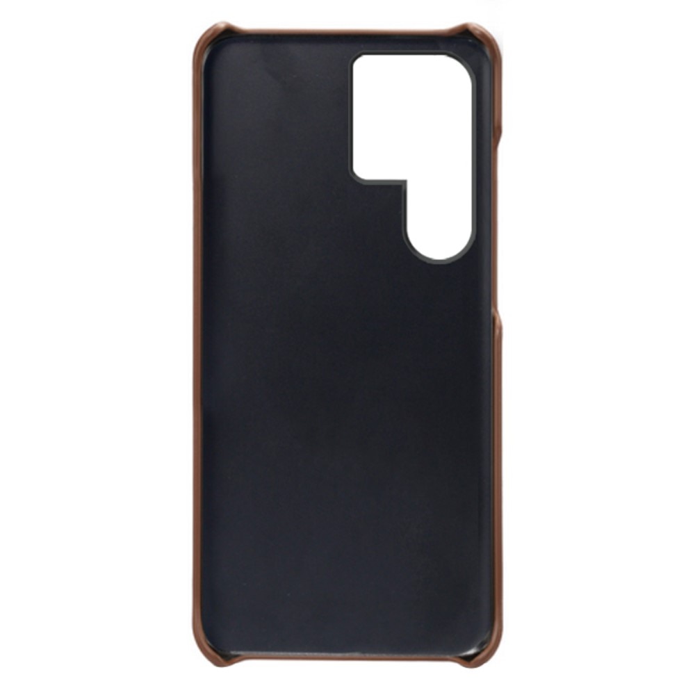 Card Slots Case Samsung Galaxy S24 Ultra ruskea