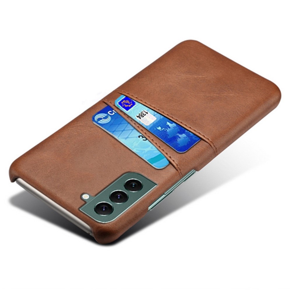 Card Slots Case Samsung Galaxy S25 Ultra ruskea