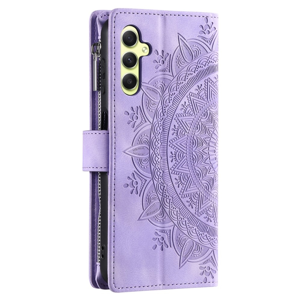 Lompakkolaukku Samsung Galaxy A55 Mandala liila