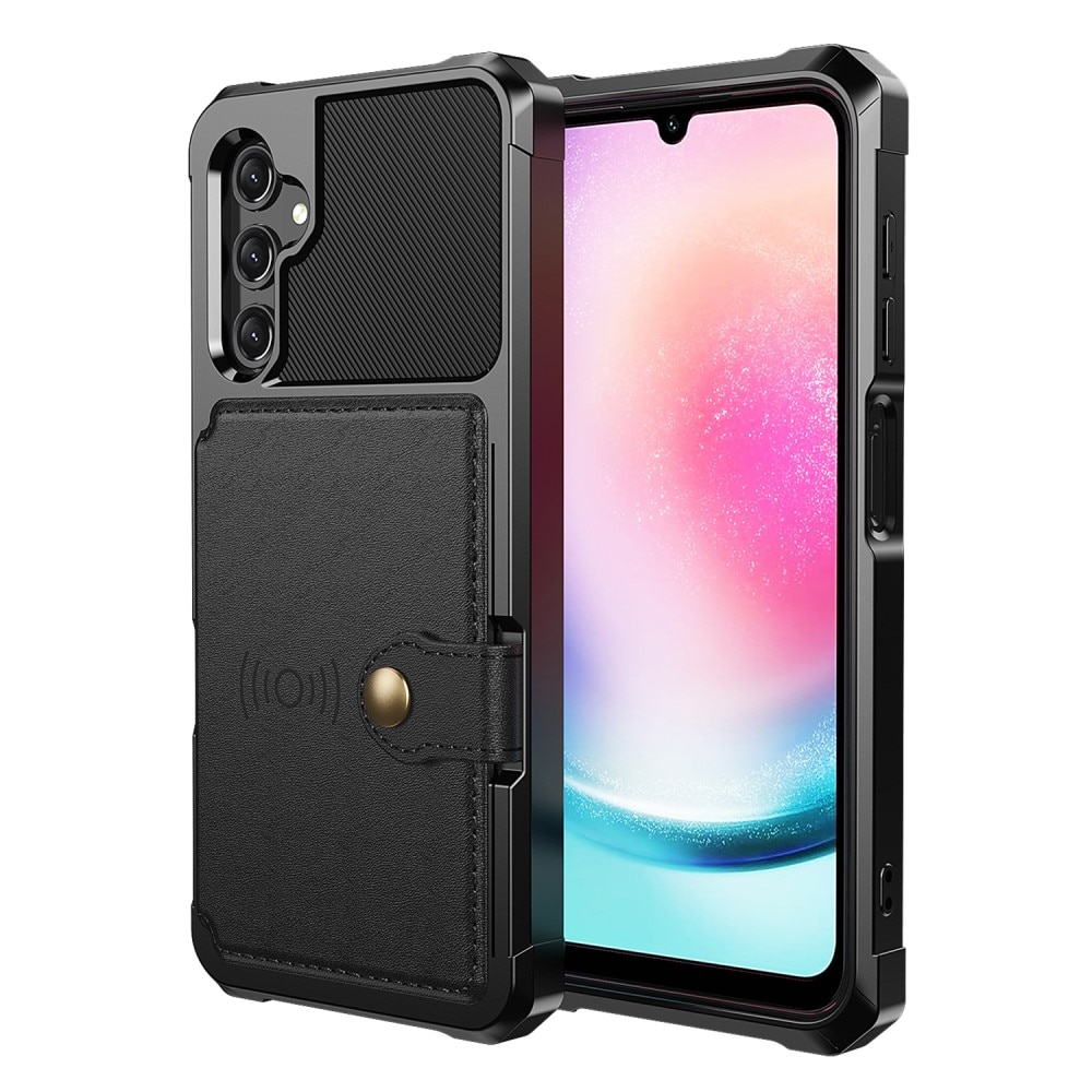 Tough Multi-slot Case Samsung Galaxy A15 musta