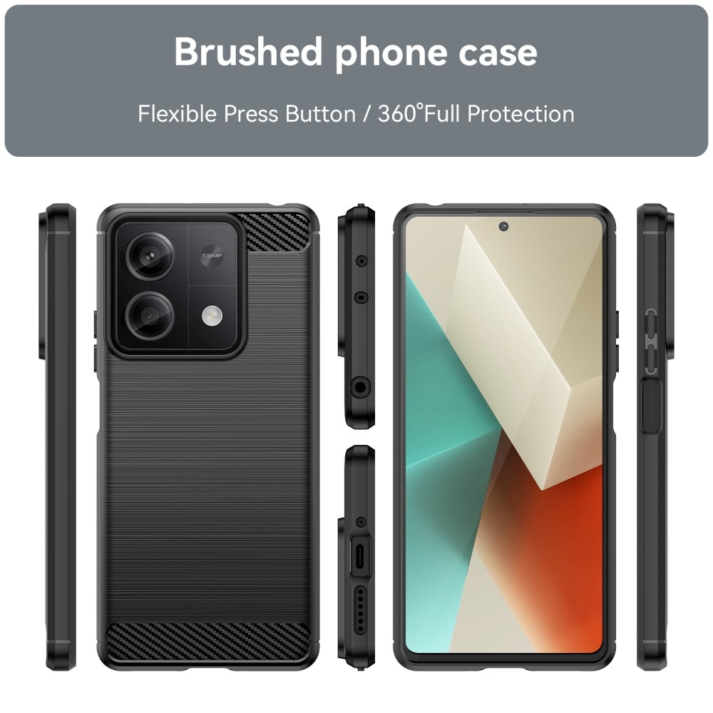 Xiaomi Redmi Note 13 Kuori TPU Brushed Black