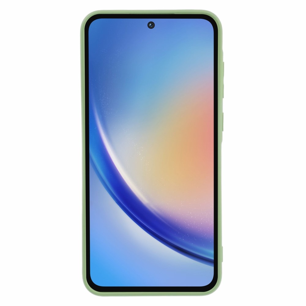 Iskunkestävä Kuori TPU Samsung Galaxy A55 Vihreä