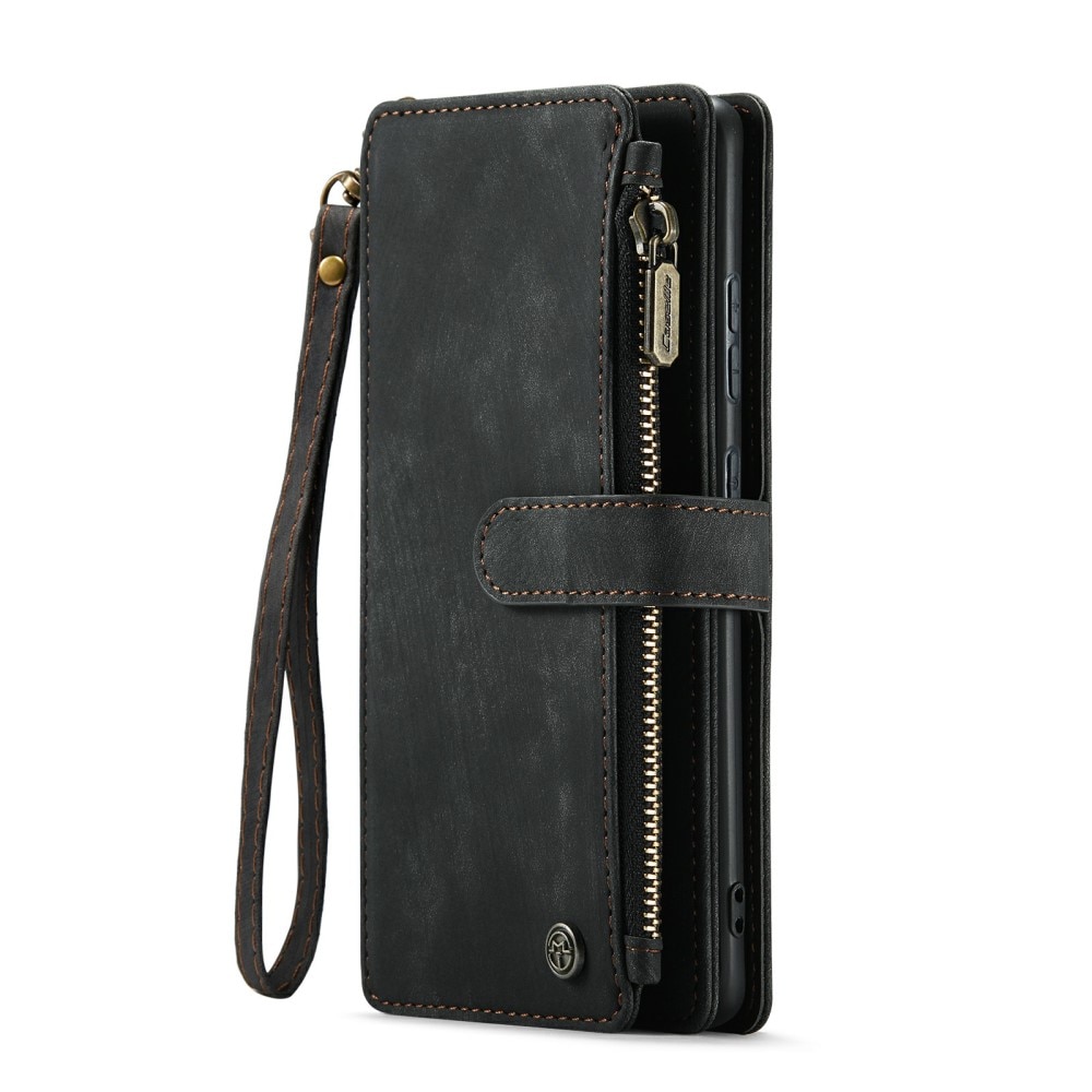 Zipper Wallet Samsung Galaxy S24 Musta