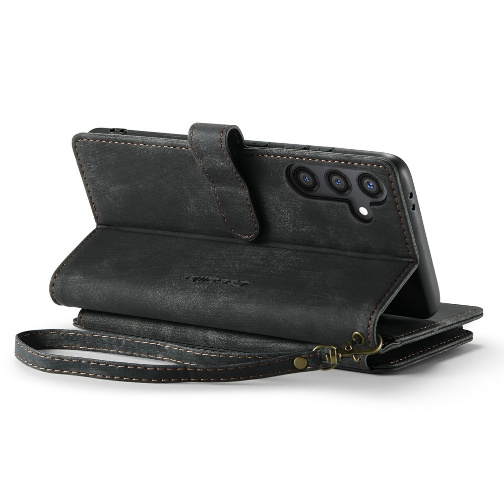 Zipper Wallet Samsung Galaxy S24 Musta