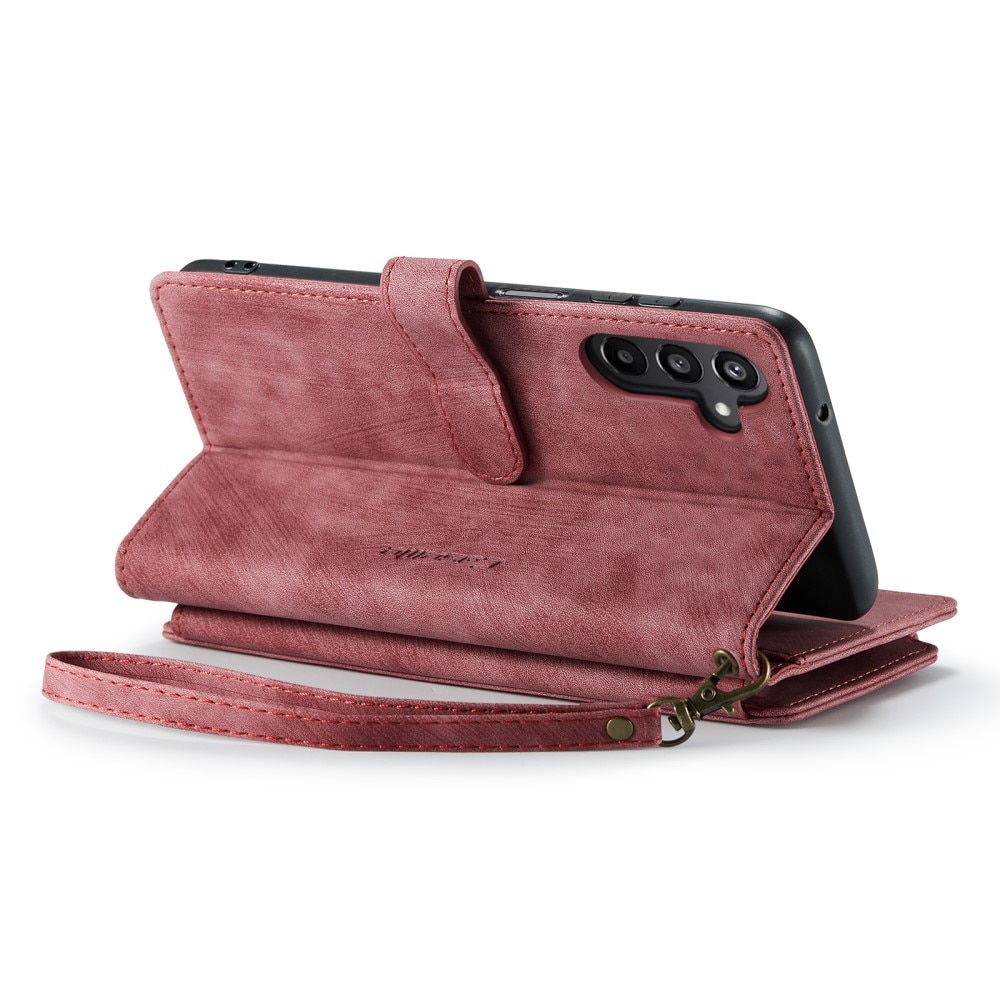 Zipper Wallet Samsung Galaxy A15 Punainen