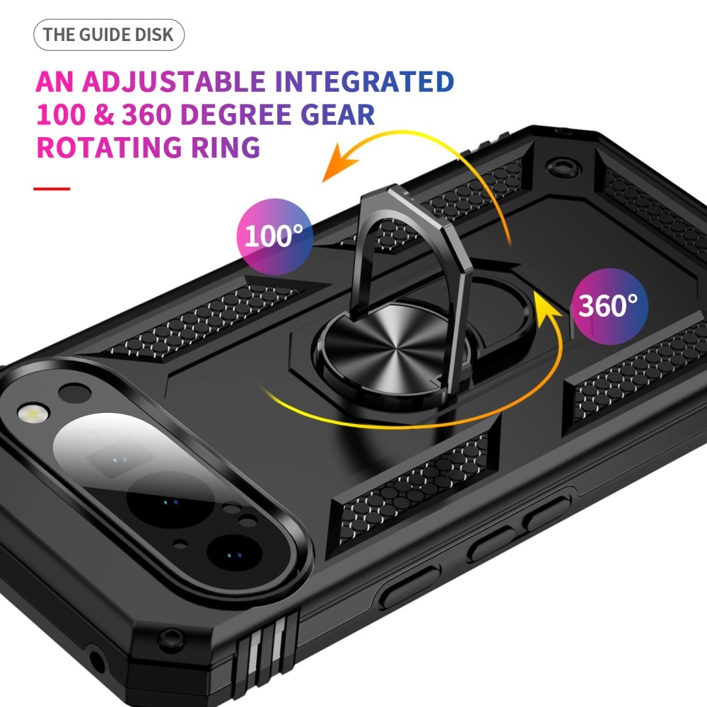 Hybridikuori Tech Ring Google Pixel 9 musta