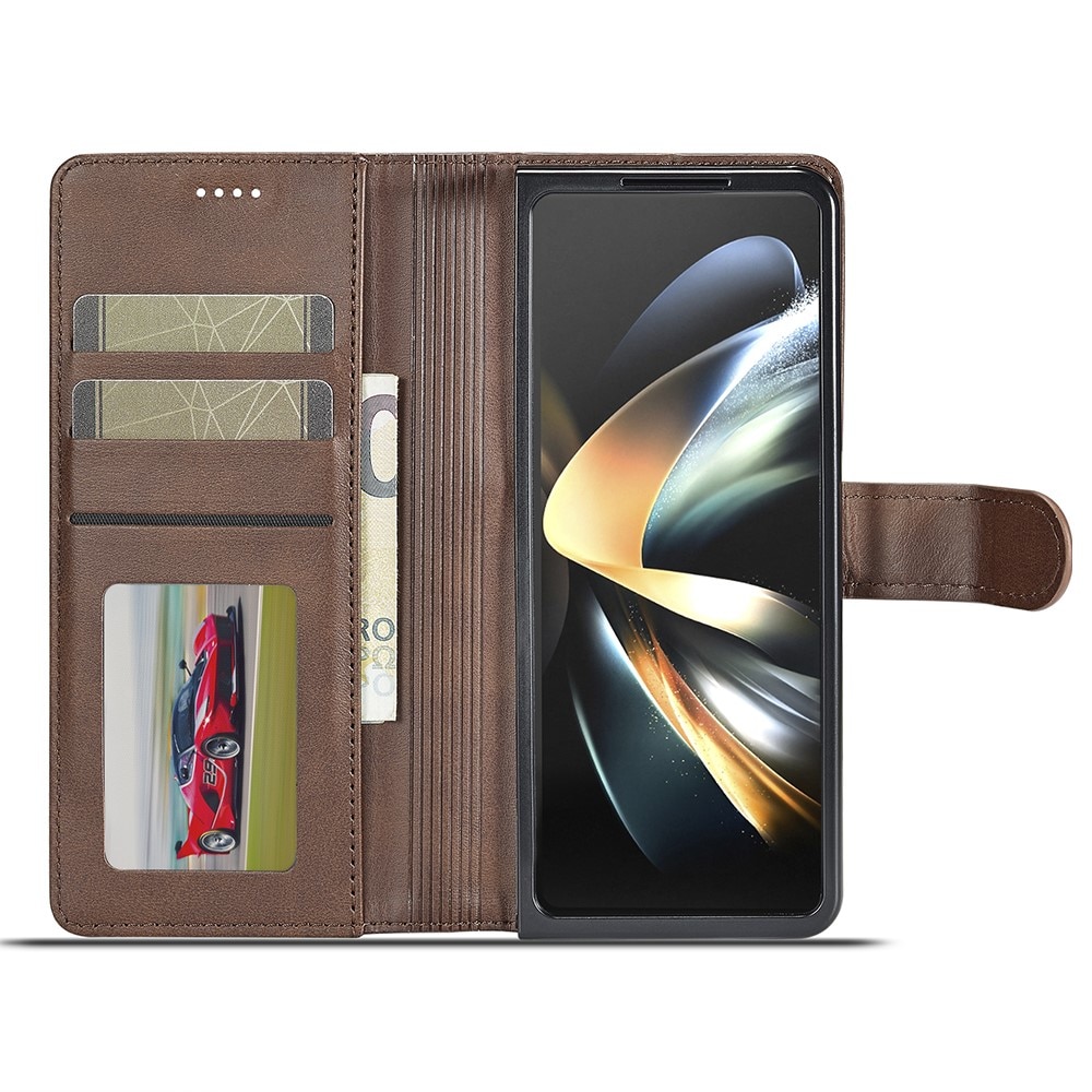 Lompakkokotelot Samsung Galaxy Z Fold 6 ruskea