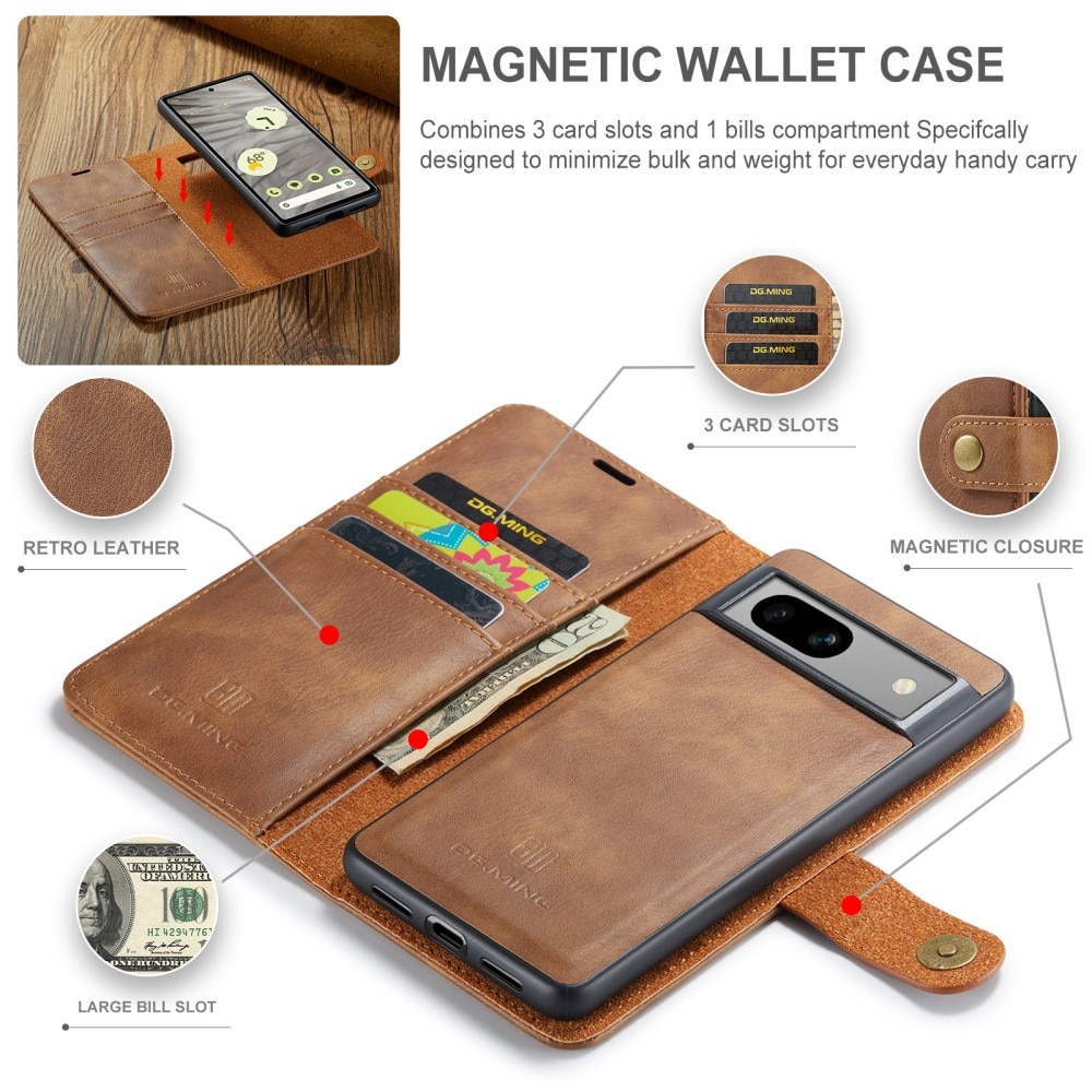 Magnet Wallet Google Pixel 9 Pro XL Cognac