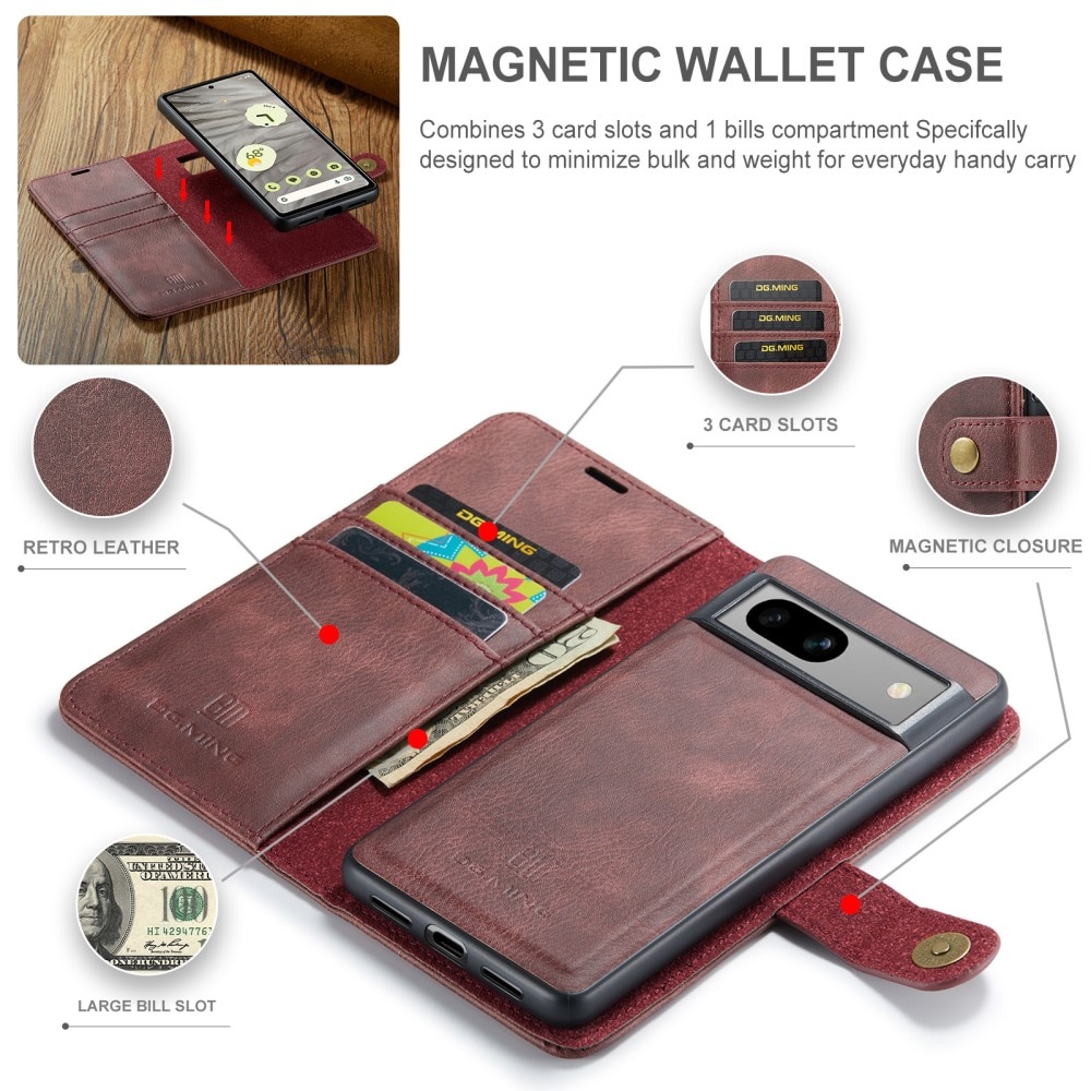Magnet Wallet Google Pixel 9 Pro XL Red