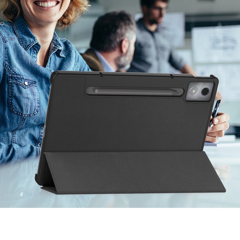 Kotelo Tri-fold Lenovo Idea Tab Pro Musta