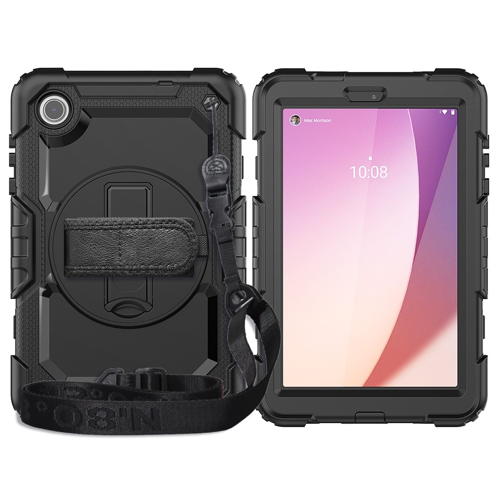 Iskunkestävä Full Protection Hybridikuori Lenovo Tab M8 (4th Gen) musta