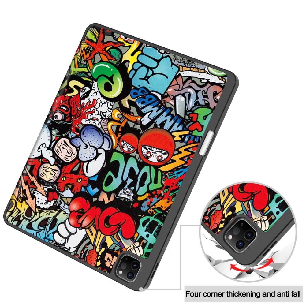 Kotelo Tri-fold Apple iPad Air 13 2nd Gen (2025) Graffiti