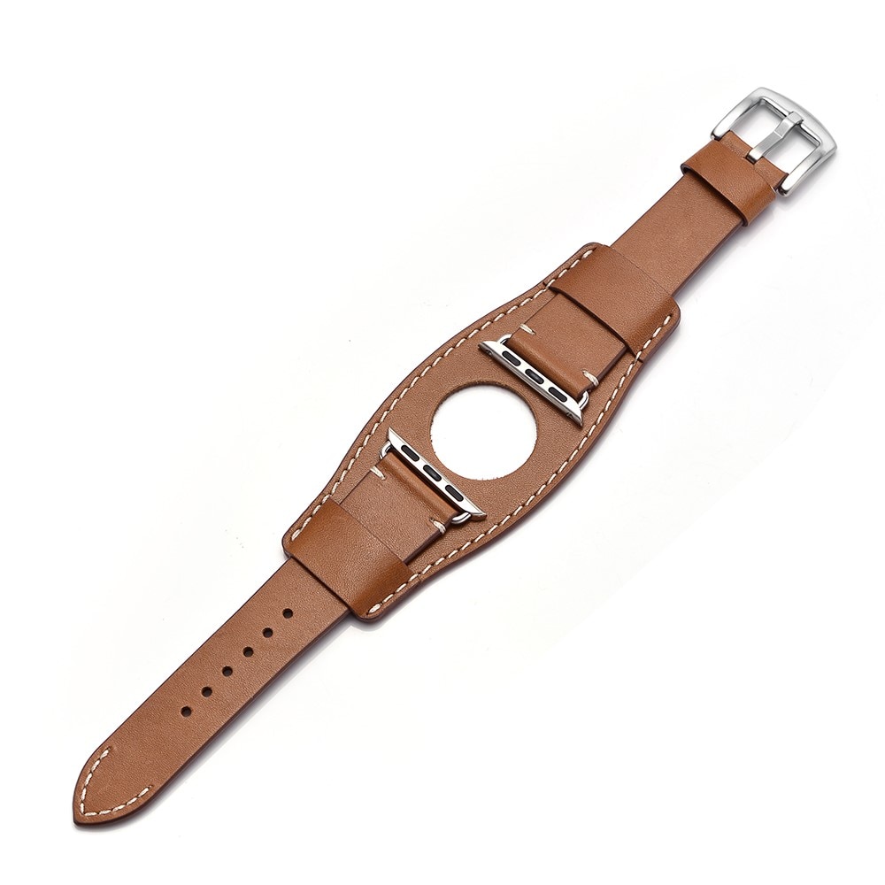 Brett Nahkaranneke Apple Watch Ultra 49mm ruskea