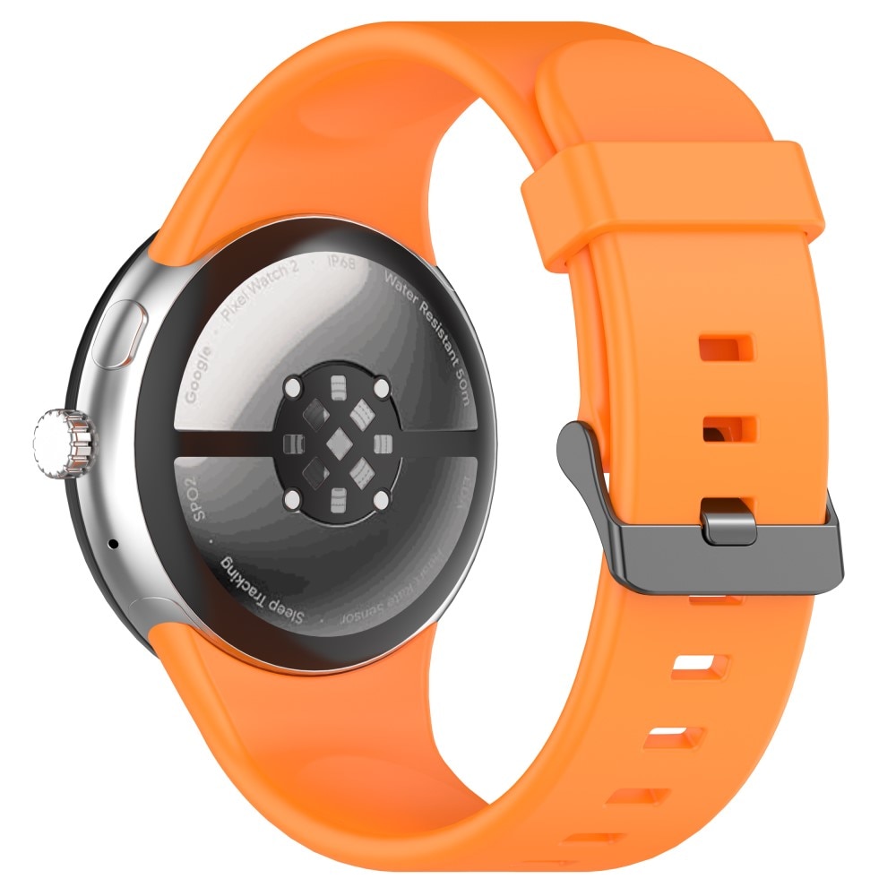 Silikoniranneke Google Pixel Watch 3 XL 45mm oranssi