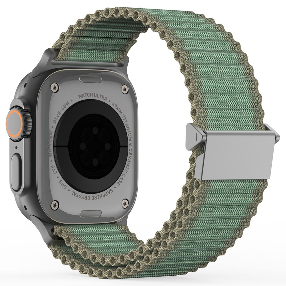 Active Nylon Ranneke Apple Watch SE 44mm vihreä