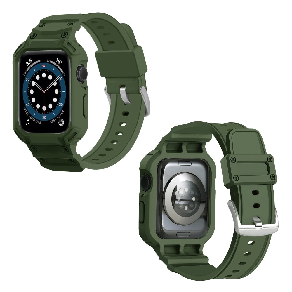 Apple Watch Series 10 46mm Adventure Kuori + Ranneke tummanvihreä