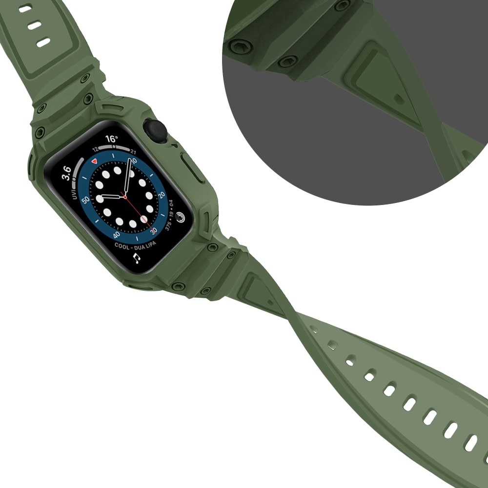 Apple Watch Series 10 46mm Adventure Kuori + Ranneke tummanvihreä