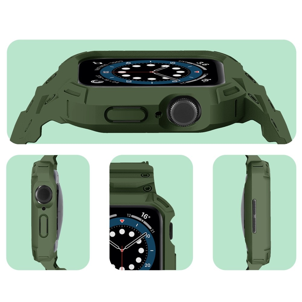 Apple Watch Series 10 42mm Adventure Kuori + Ranneke tummanvihreä