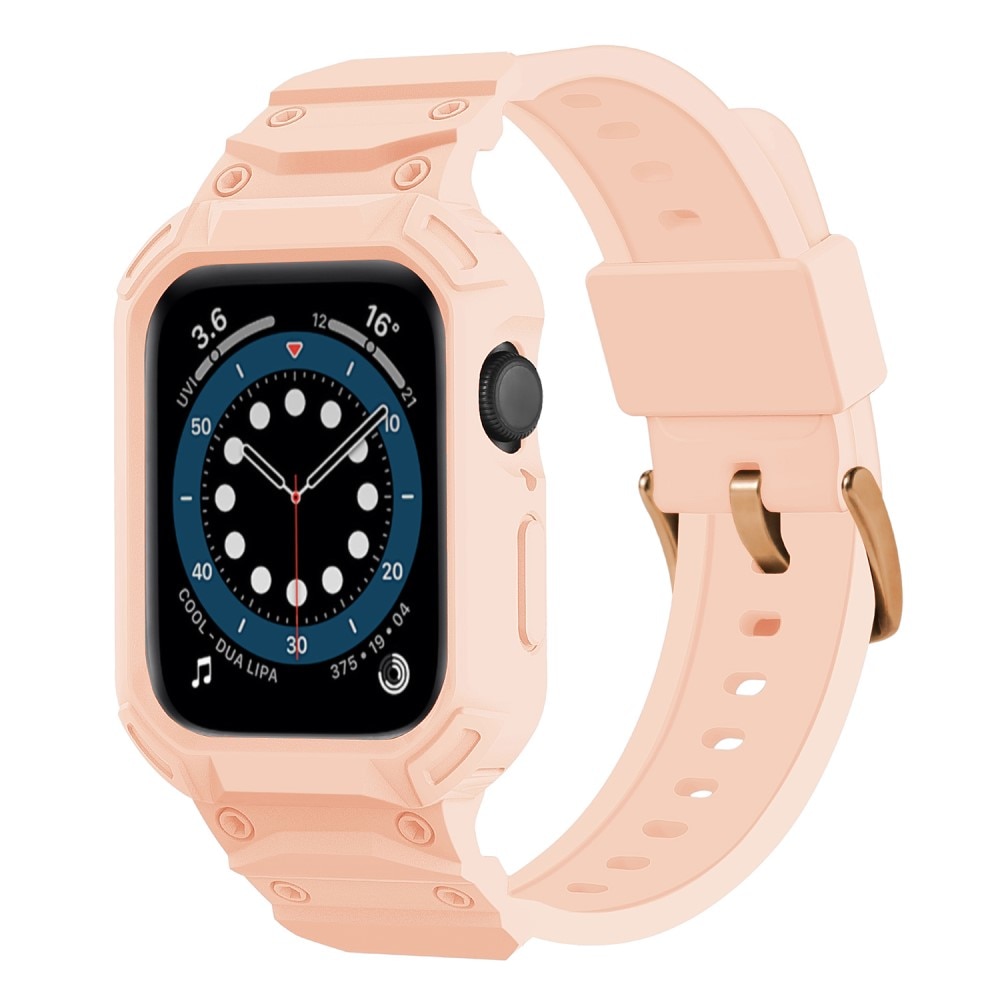 Apple Watch Series 10 42mm Adventure Kuori + Ranneke vaaleanpunainen