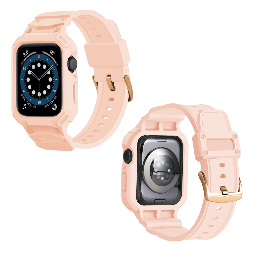 Apple Watch Series 10 42mm Adventure Kuori + Ranneke vaaleanpunainen