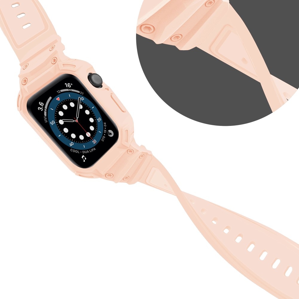 Apple Watch Series 10 42mm Adventure Kuori + Ranneke vaaleanpunainen