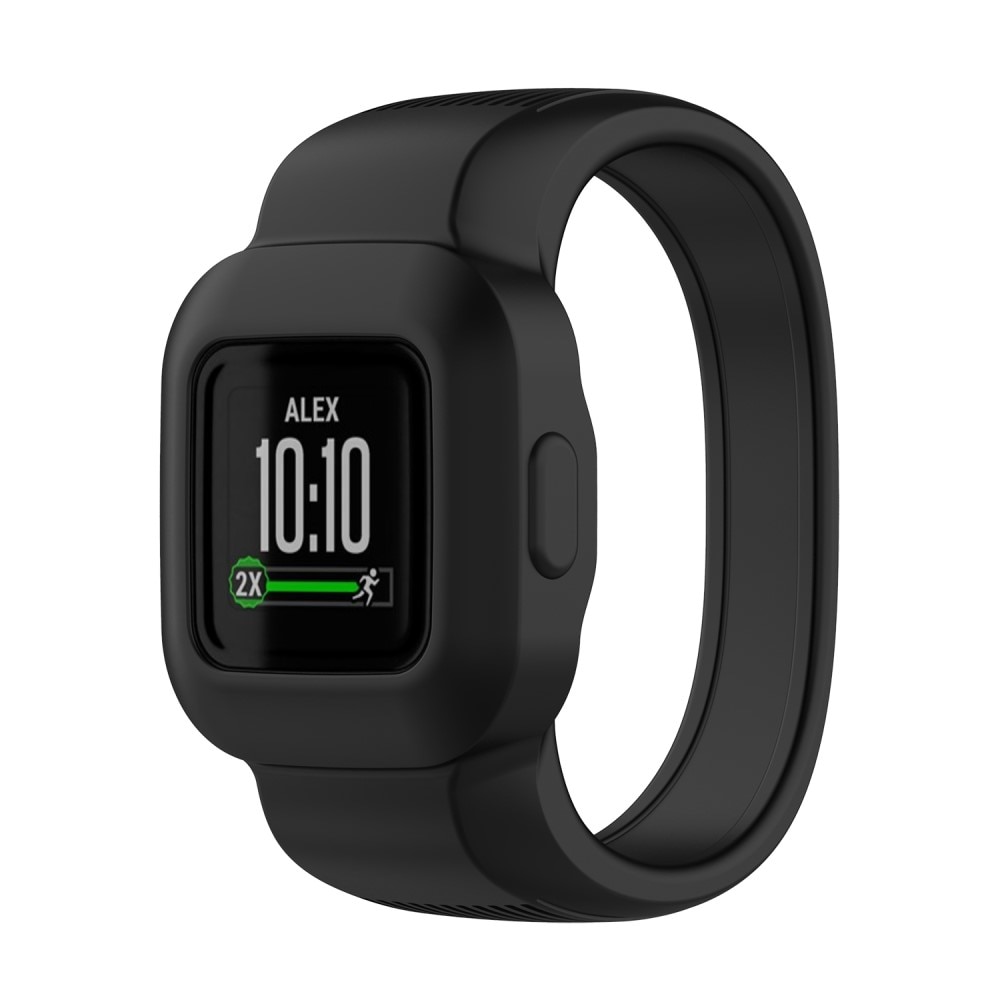 Silikoniranneke Garmin Vivofit Jr. 3 musta