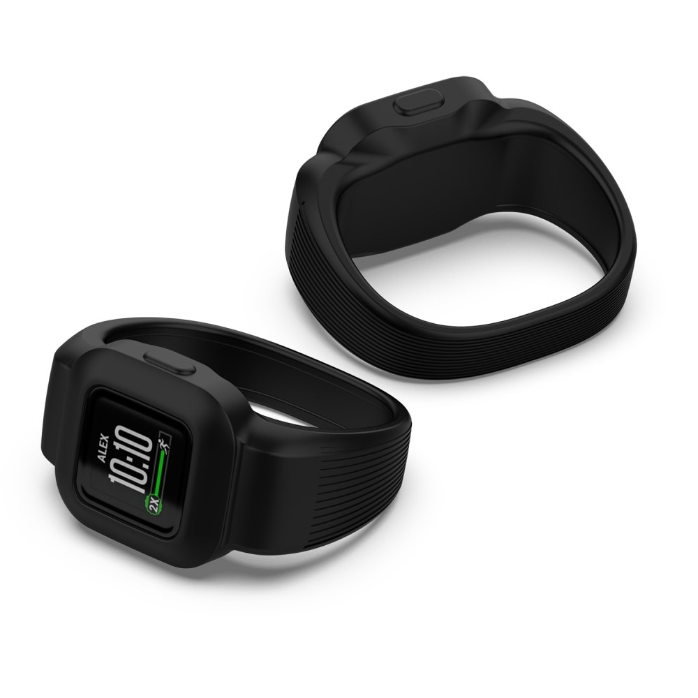 Silikoniranneke Garmin Vivofit Jr. 3 musta