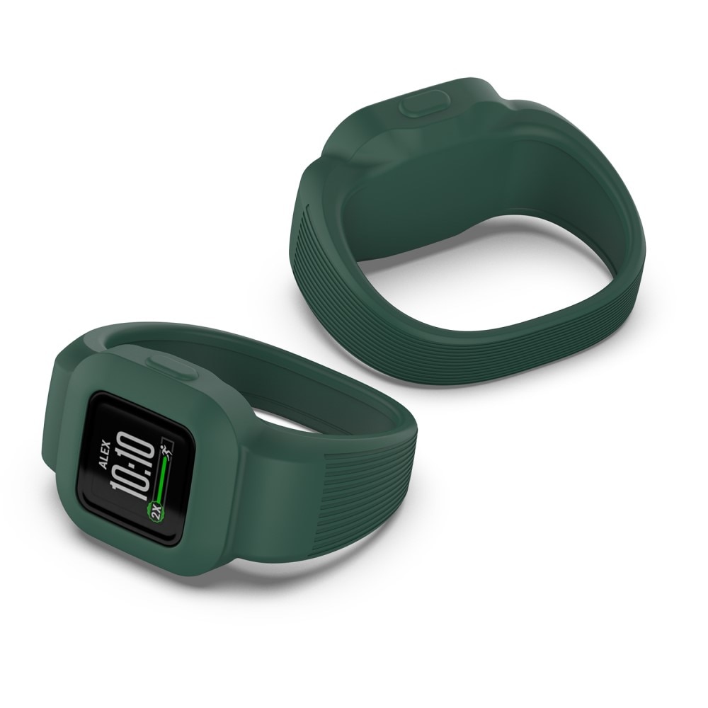 Silikoniranneke Garmin Vivofit Jr. 3 vihreä