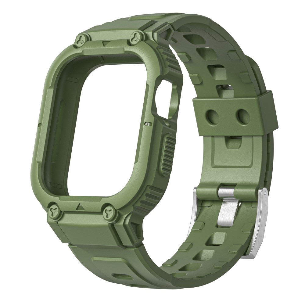 Apple Watch 45mm Series 9 Adventure Kuori + Ranneke vihreä