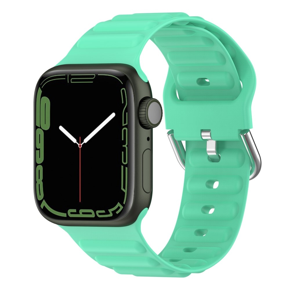 Resistant Silikoniranneke Apple Watch Series 10 46mm vihreä