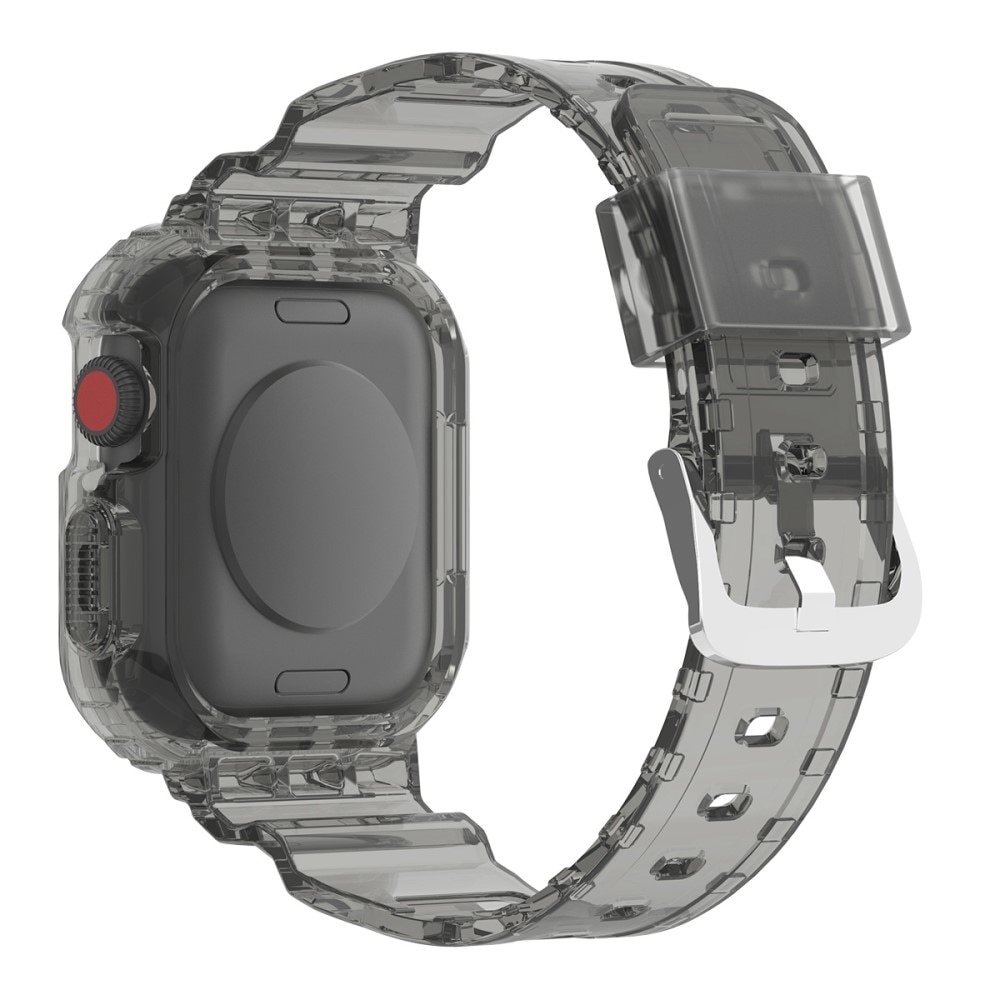 Apple Watch 42mm Crystal Kuori + Ranneke harmaa