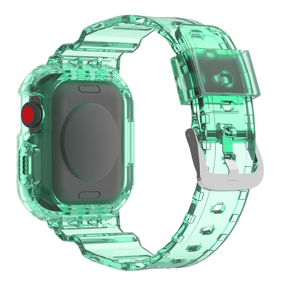 Apple Watch 42mm Crystal Kuori + Ranneke vihreä