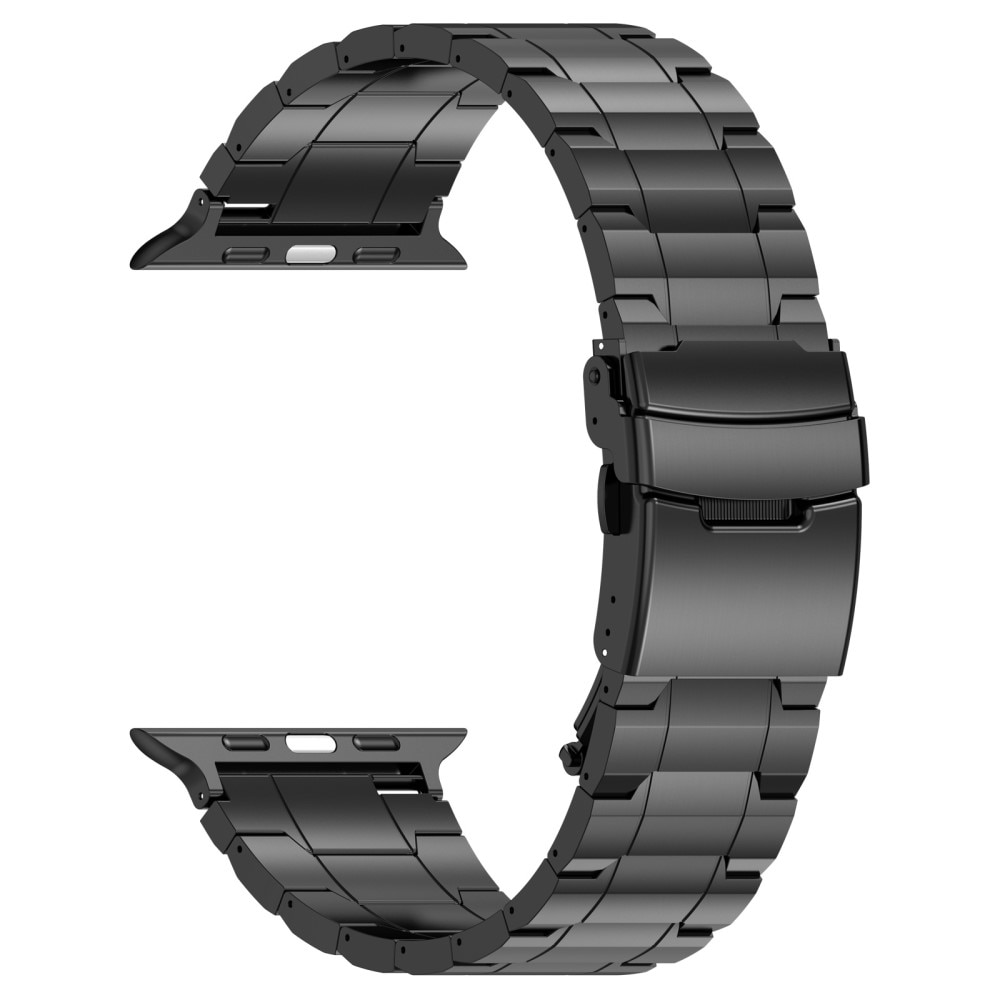 Elevate Titaaninen rannekoru Apple Watch 45mm Series 7 musta