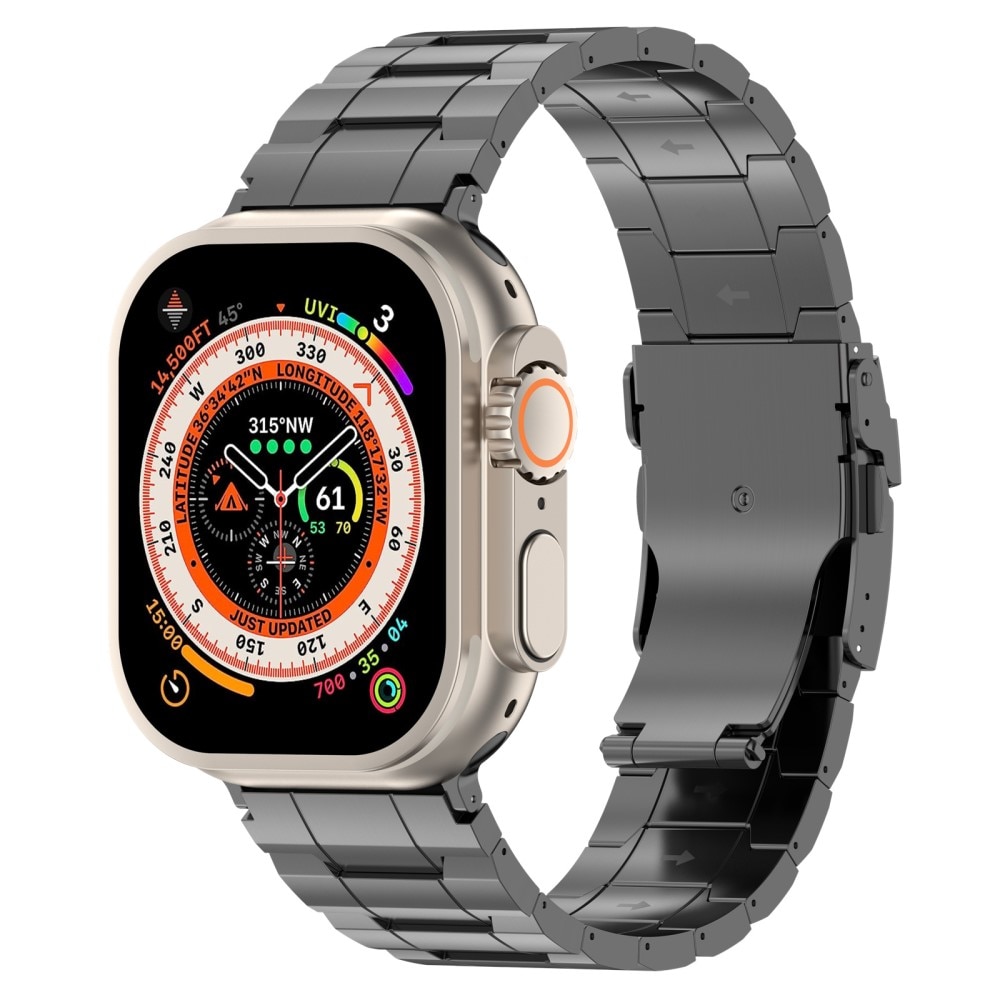 Elevate Titaaninen rannekoru Apple Watch Series 10 42mm harmaa