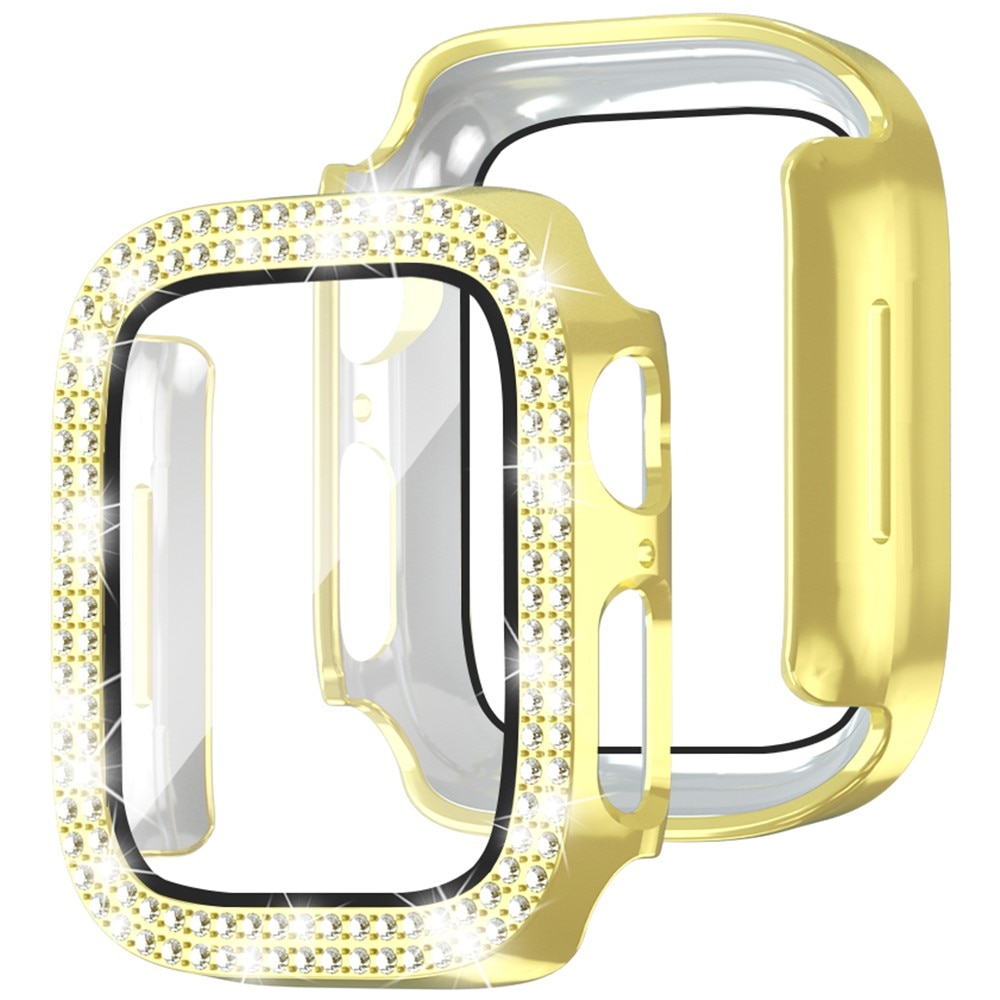 Full Cover Case Rhinestone Apple Watch SE 44mm kulta