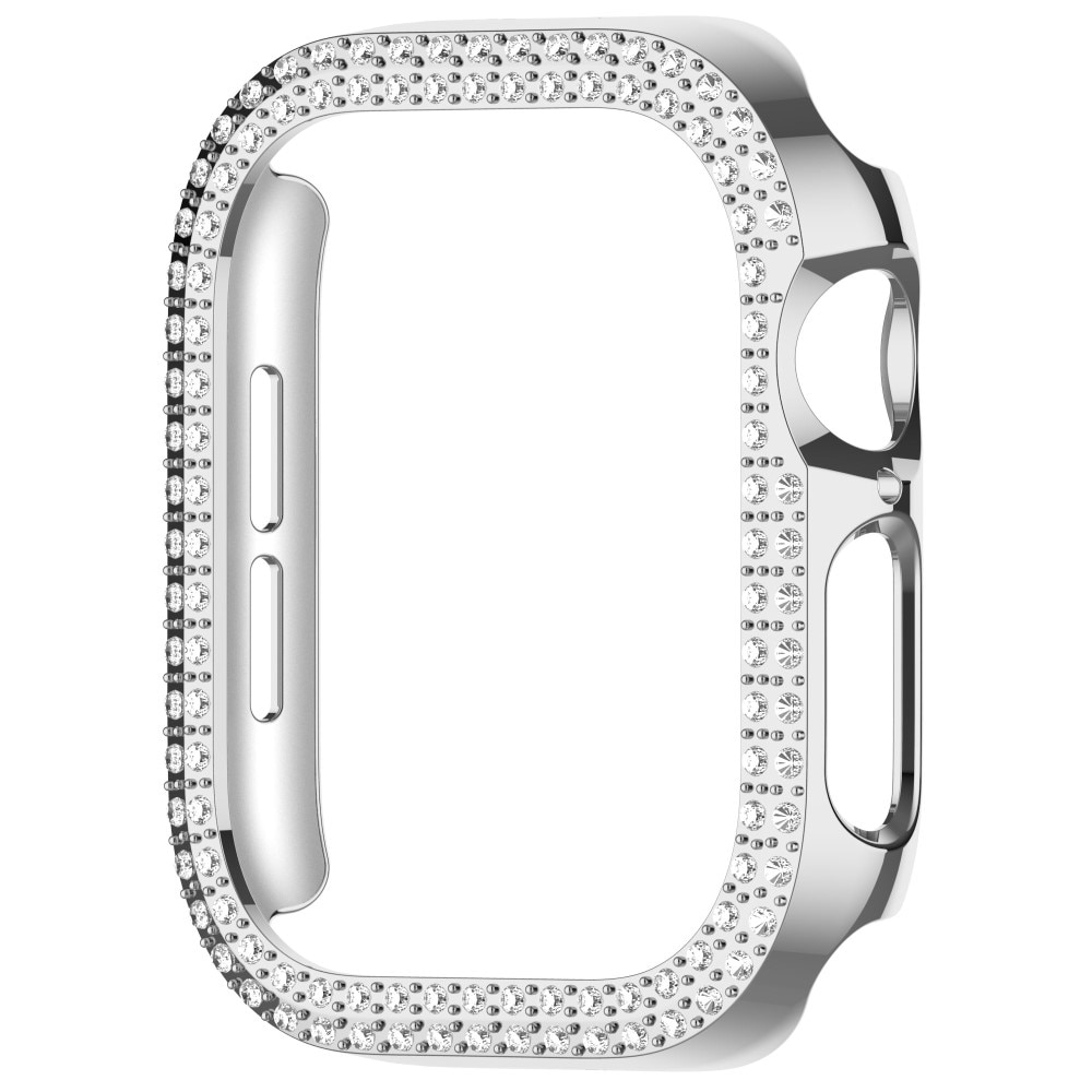 Apple Watch Series 10 42mm Rhinestone Kuoret hopea