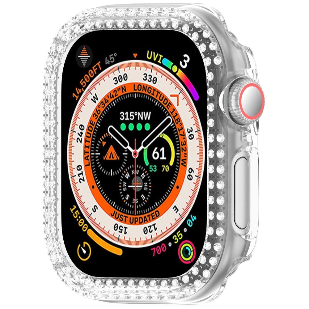 Apple Watch Series 10 42mm Rhinestone Kuoret läpinäkyvä