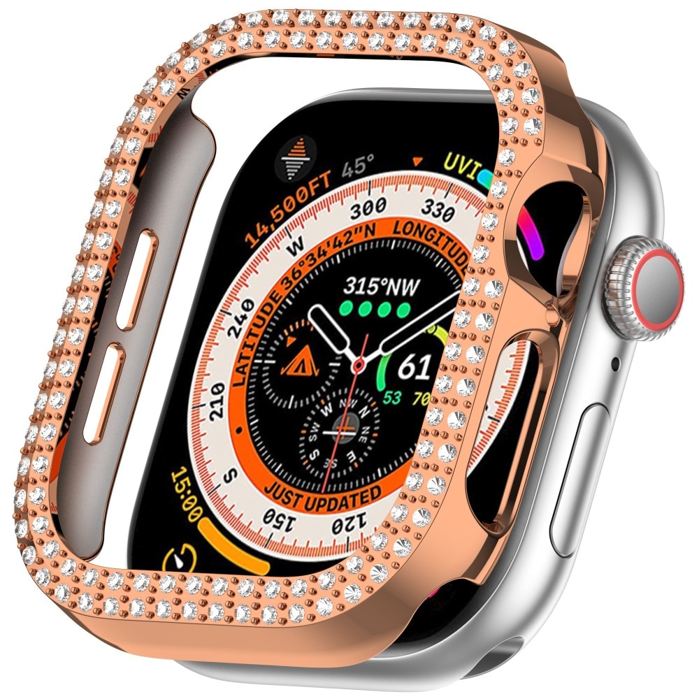 Apple Watch Series 10 46mm Rhinestone Kuoret ruusukulta