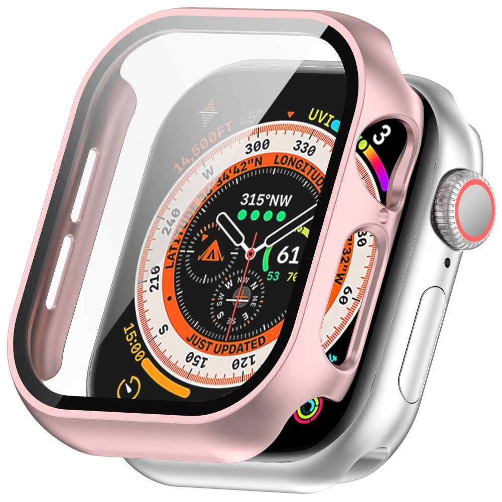 Full Cover Case Apple Watch Series 10 42mm vaaleanpunainen