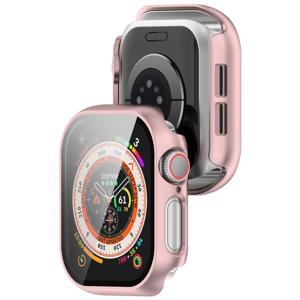 Full Cover Case Apple Watch Series 10 42mm vaaleanpunainen