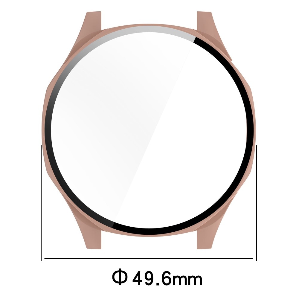 Full Cover Case Huawei Watch GT 5 46mm läpinäkyvä