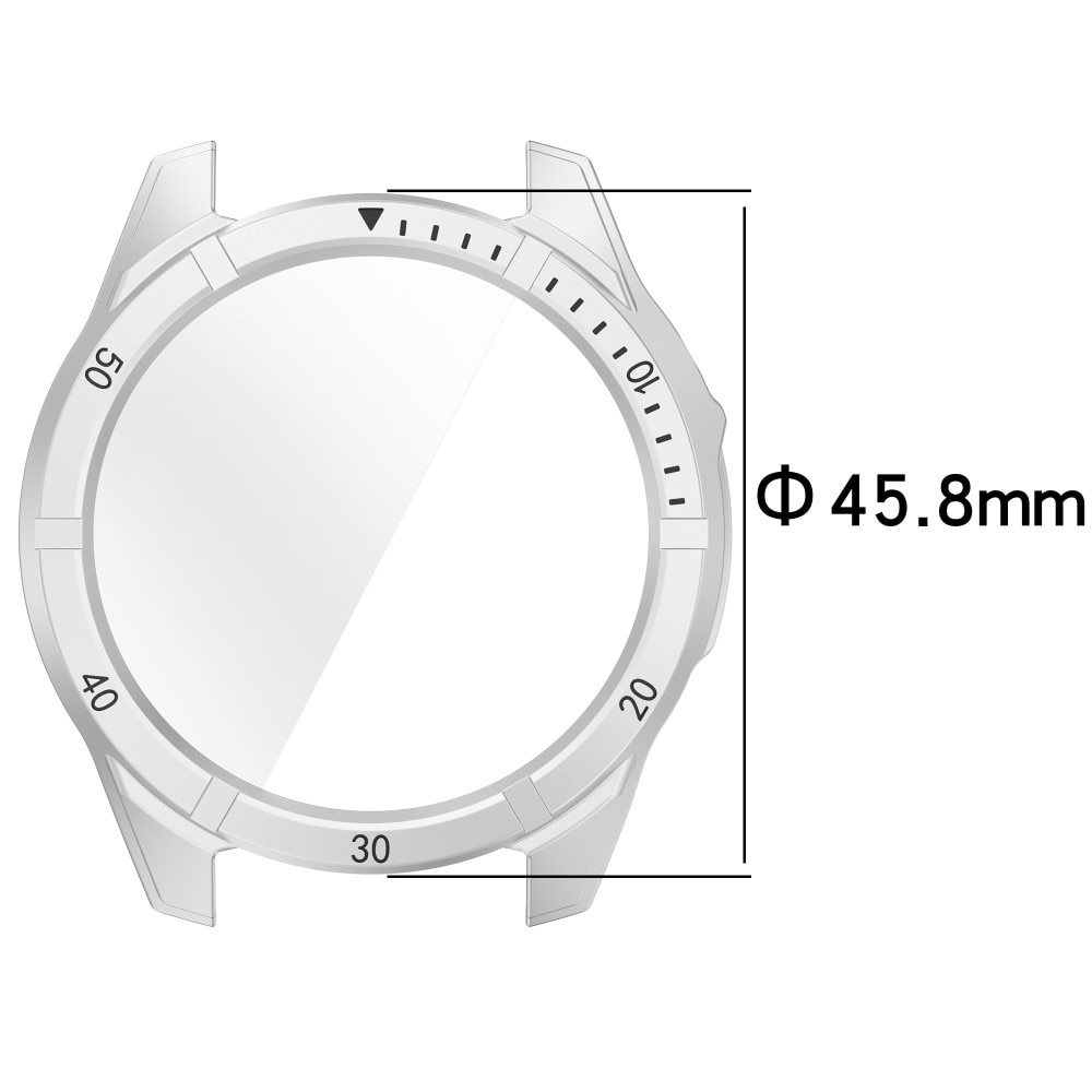 Full Cover Case Garmin Fenix 8 43mm läpinäkyvä