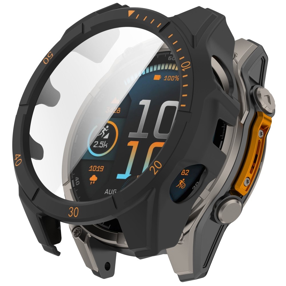 Full Cover Case Garmin Fenix 8 43mm musta