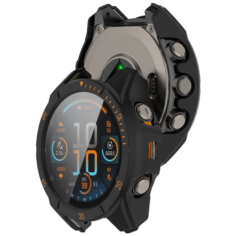 Full Cover Case Garmin Fenix 8 43mm musta