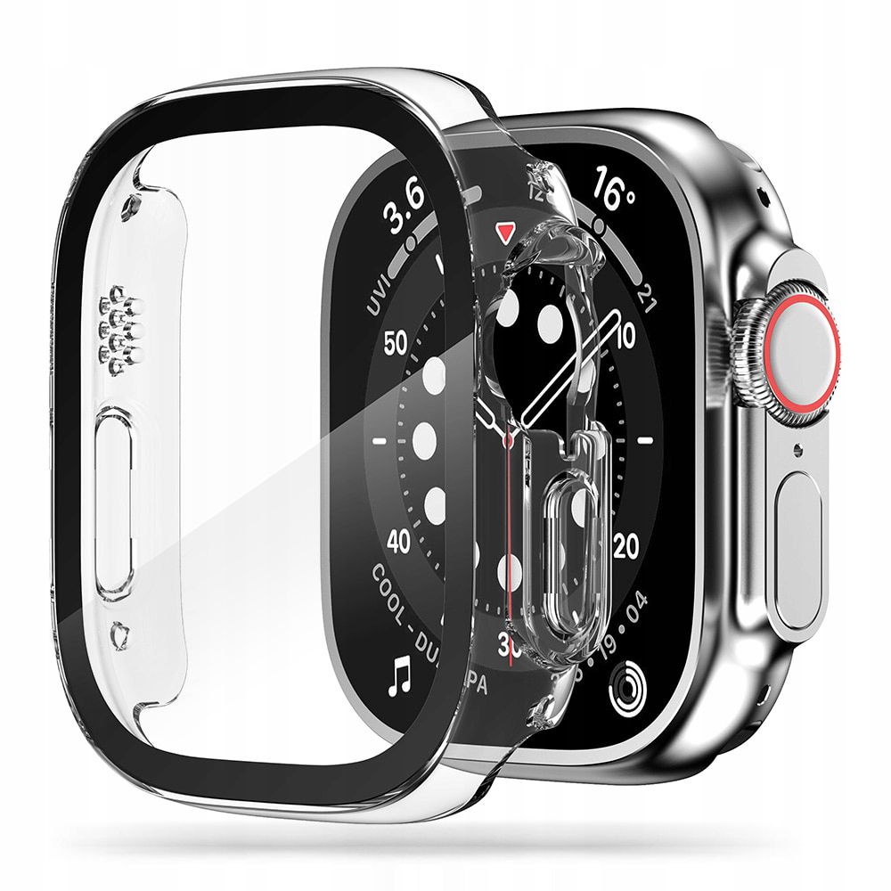 Full Cover Case Apple Watch Ultra 49mm 3rd Gen läpinäkyvä