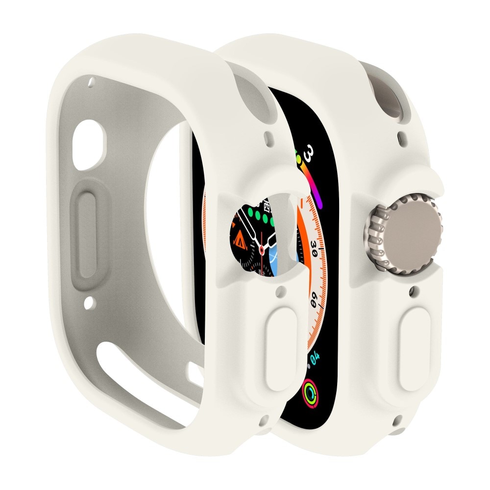 TPU Kuori Apple Watch Ultra 49mm 2nd Gen valkoinen