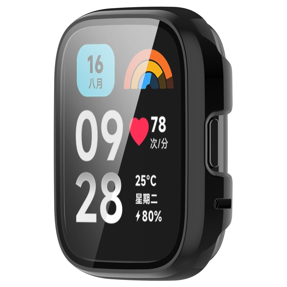 Full Cover Case Xiaomi Redmi Watch 3 Active musta