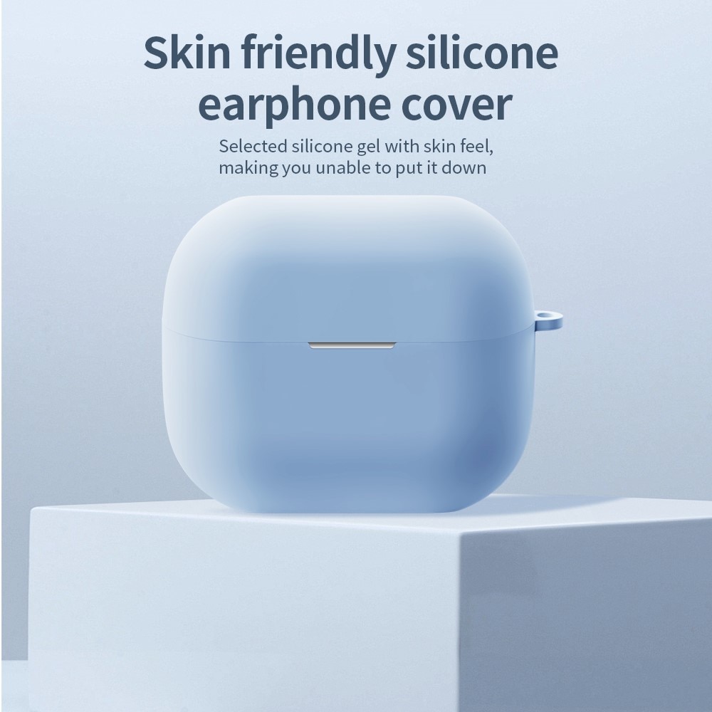 Samsung Galaxy Buds 3 Silikonikuori karbiinhaalla musta