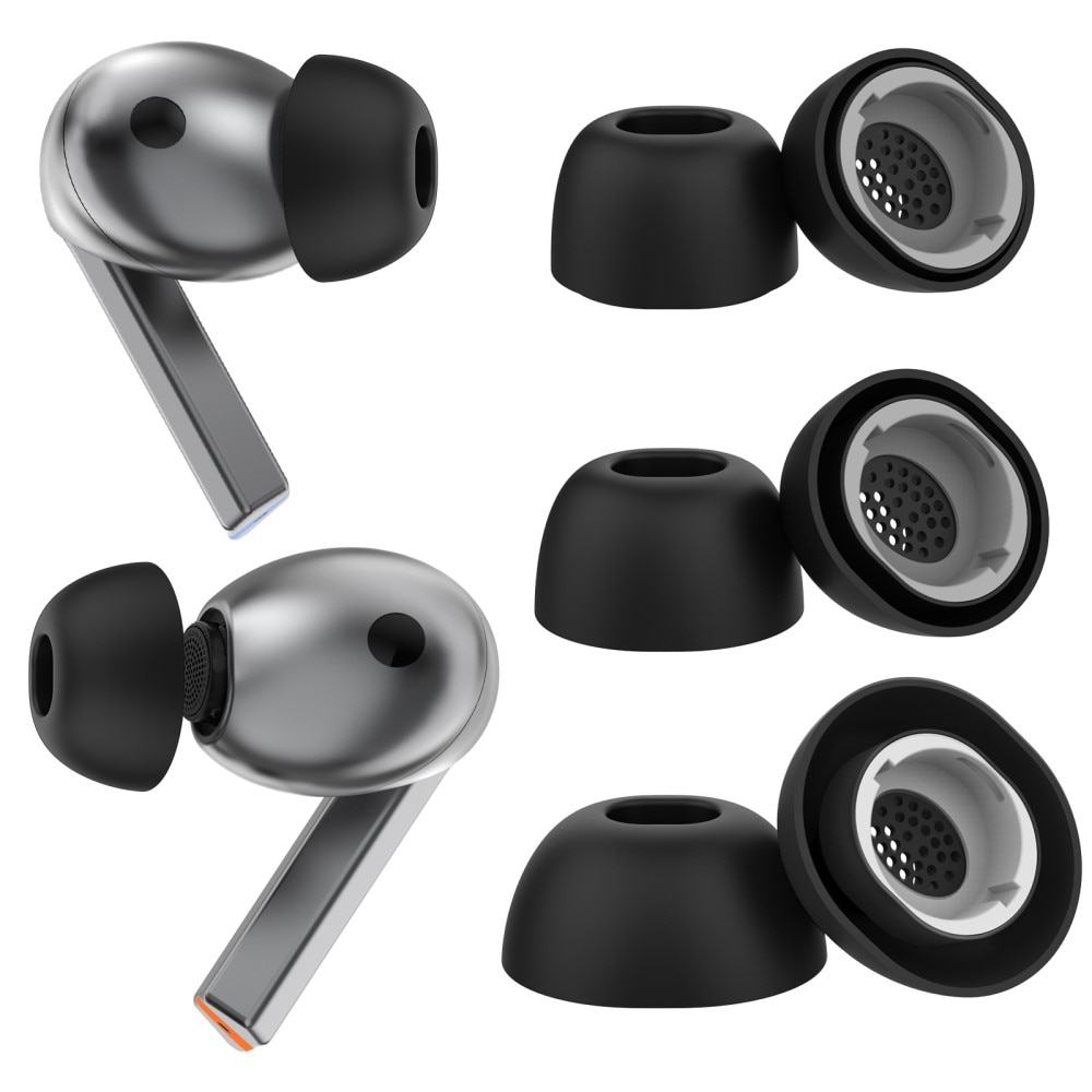 Ear Tips (3-pack) Samsung Galaxy Buds 3 Pro musta