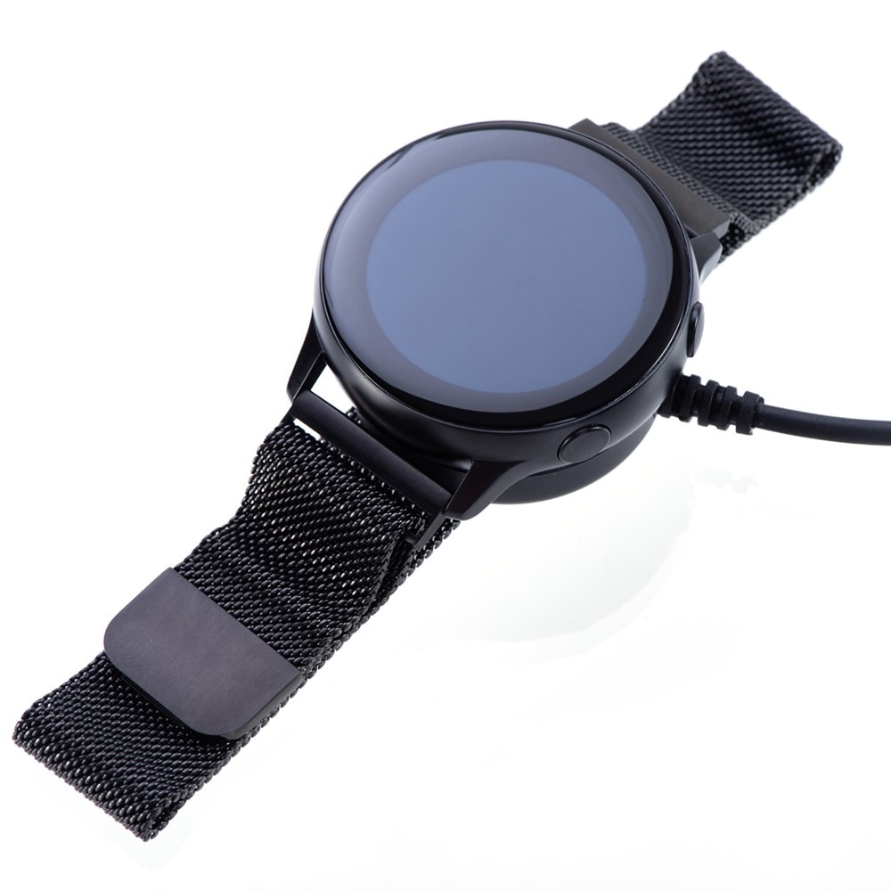 Samsung Galaxy Watch Active Magneettinen Laturi USB-C Musta